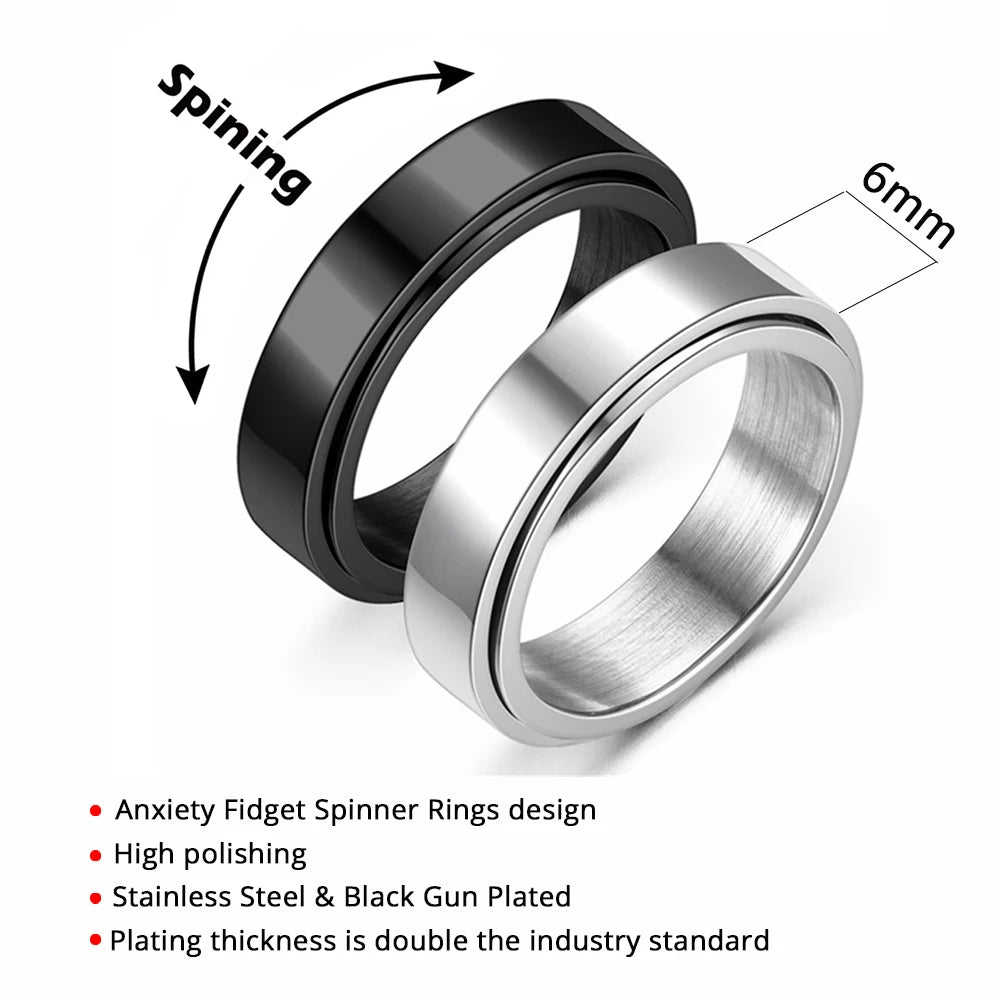 Stealth Spinner Ring