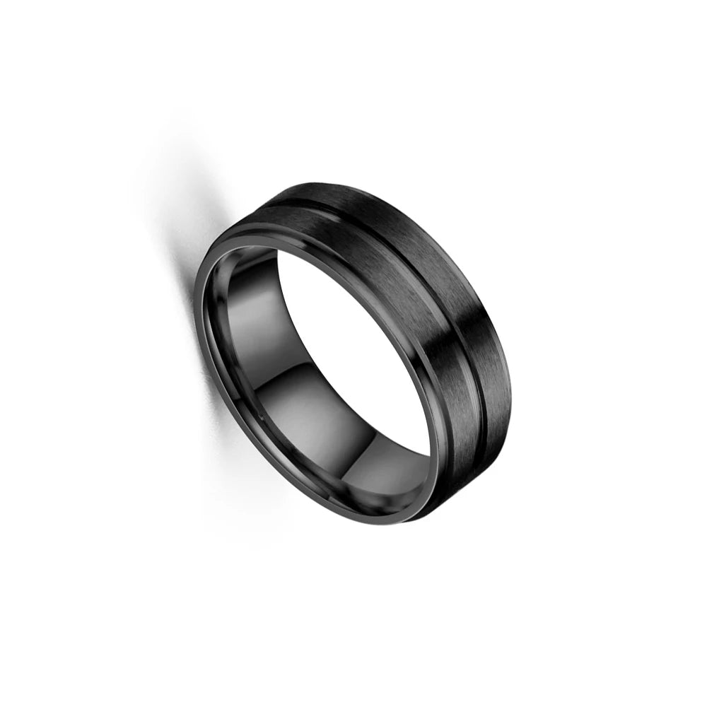 Vanguard Matte Groove Ring